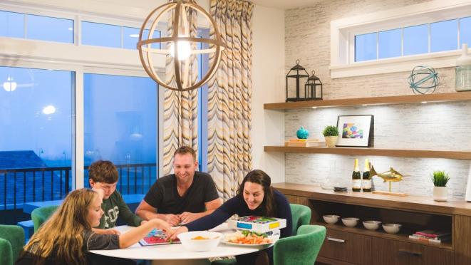 live and work family game night