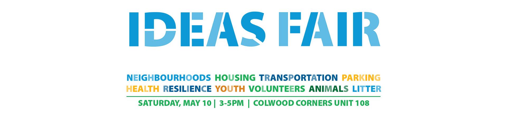 ideas fair logo with date no town hall