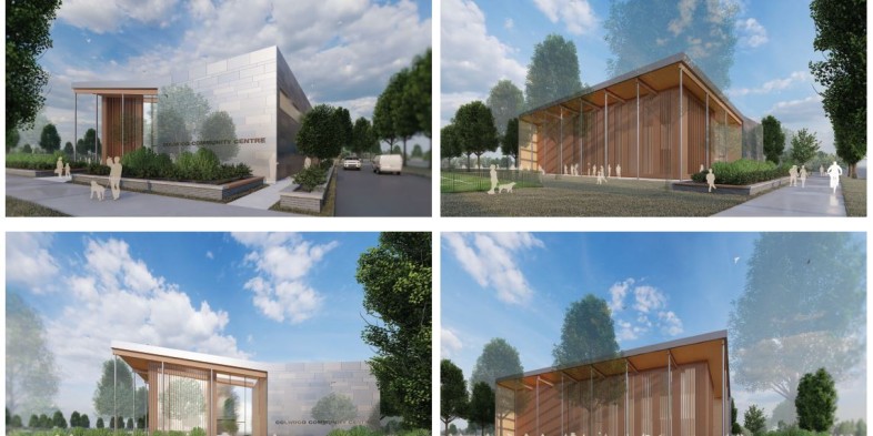 conceptual rendering of a community centre
