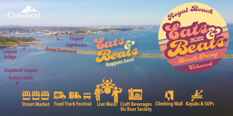 Eats & Beats location image at Lagoon Beach in Colwood