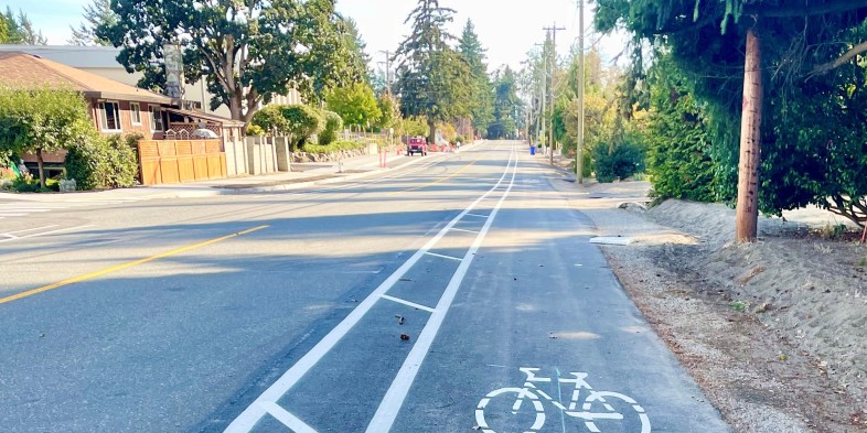 painter road cycling lane 