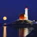 Full moon over Fisgard Lighthouse