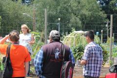 indigenous pollinator garden opening