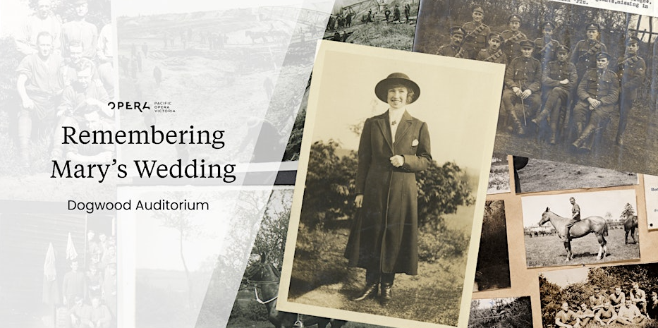 pacific opera performace poster remembering marys wedding