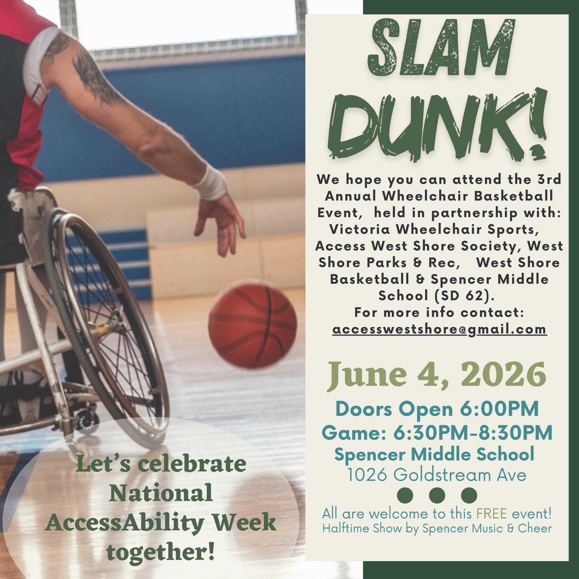 wheelchair basketball poster